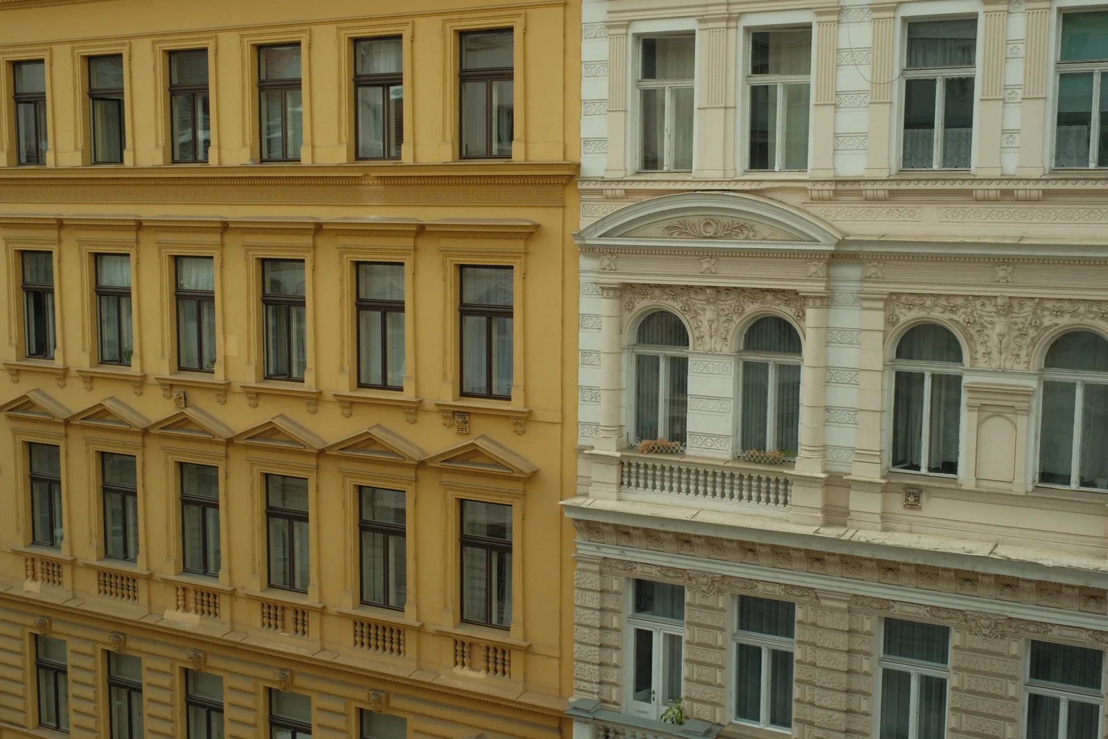 Altbaufassaden, wohin man schaut